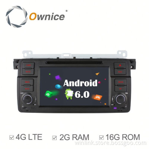 Ownice C500 2G Ram car navi radio for BMW E46 318 Built in DVD 4G LTE support rear camera TPMS DAB DVR